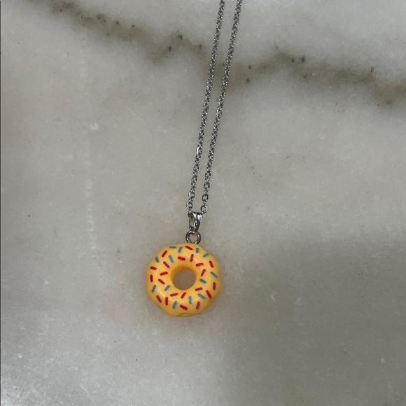 Donut Pendant Necklace - Picture 2 of 4
